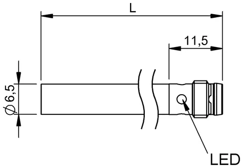 Balluff BES00ZC Cylindrical version without thread — Proximity & Inductive Sensors