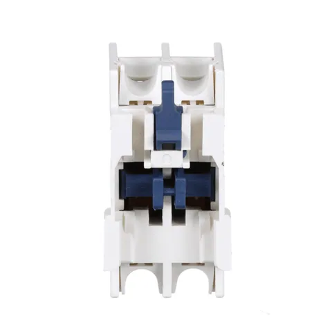 Schneider Electric LADN20 TeSys Deca, auxiliary contact block, 2 NO, top mount, screw clamp terminals, for LC1D09 to LC1D150 contactors — Contactores y relés