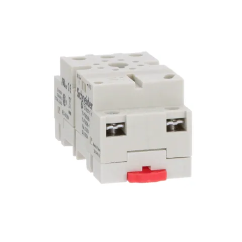 Schneider Electric 70-750DL8-1 Socket, General Purpose Relays, for 750H/750 relays, DPDT, 8 pins, screws clamp terminals, 16A, 300V — Akcesoria ogólne