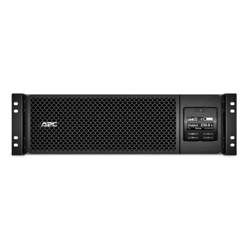 Apc SRT5KRMXLI Smart-UPS On-Line, 5kVA, Rackmount 3U, 230V, 6x C13+4x C19 IEC outlets, Network Card+SmartSlot, Extended runtime, W/ rail kit — Power Supplies & Controllers