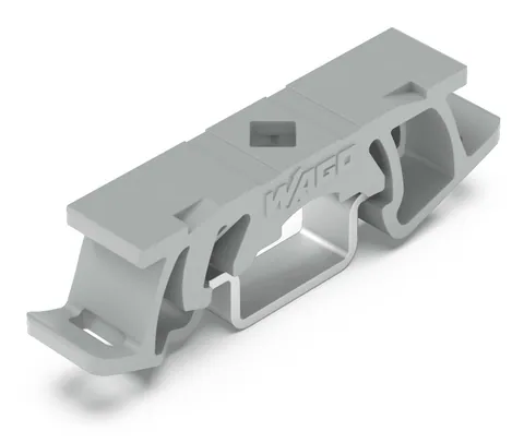 Wago 209-1115 Mounting foot; for DIN-15 rail; can be snapped on terminal blocks with snap-in mounting foot; 6.5 mm wide; gray — Terminal Blocks