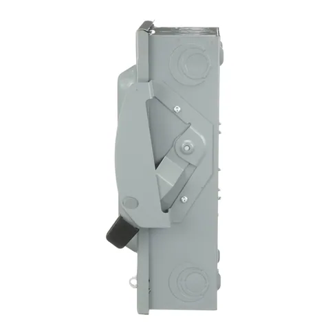 Schneider Electric D323N Safety switch, general duty, fusible, 100A, 3 pole, 30hp, 240VAC, NEMA 1, neutral factory installed — General Accessories