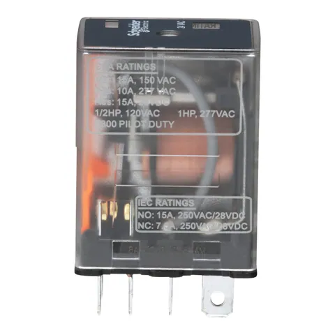 Schneider Electric 782XBXCL-24A Power relay, SE Relays, 15A, DPDT, 24 VAC, clear cover with LED indicator — Akcesoria ogólne