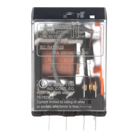 Schneider Electric 792XBXC-24A Power relay, SE Relays, DPDT, 12A, 24 VAC, clear cover — Akcesoria ogólne