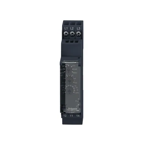 Schneider Electric RM17TU00 3-phase control relay, Harmony Control Relays, 5A, 1CO, undervoltage detection, 208...480V AC — Contactors & Relays