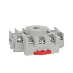 Schneider Electric 70-465-1 Socket, SE Relays general purpose relay accessory, 3PDT, 15/5A, 300/600V, 11 pins, screw clamp terminal, 750/750H series — Akcesoria ogólne