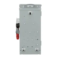 Schneider Electric H222NRB Safety switch, heavy duty, fusible, 60A, 3 wire, 2 poles, 1 neutral, 15hp, 240VAC/250VDC, Type 3R, bolt on hub provision — Akcesoria ogólne