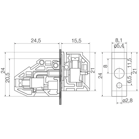 Weidmuller 1936630000 Feed-through Terminal WGKV 4/Z GY BX — Allgemeines Zubehör