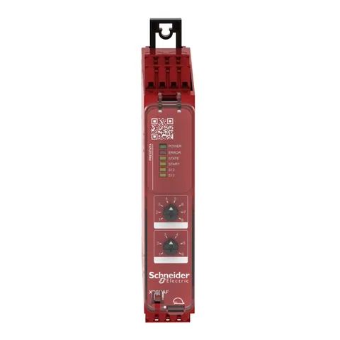 Schneider Electric XPSUAF13AC safety module, Harmony XPSU, Cat 4, potential free 2 NC, NO NC, 2 PNP, 24V AC or DC, spring — Contactors & Relays