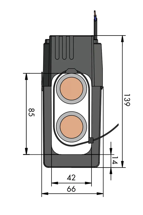 Wago 855-5101/1000-000 Split-core current transformer; 1000 A / 1 A; 5 m long — Allgemeines Zubehör