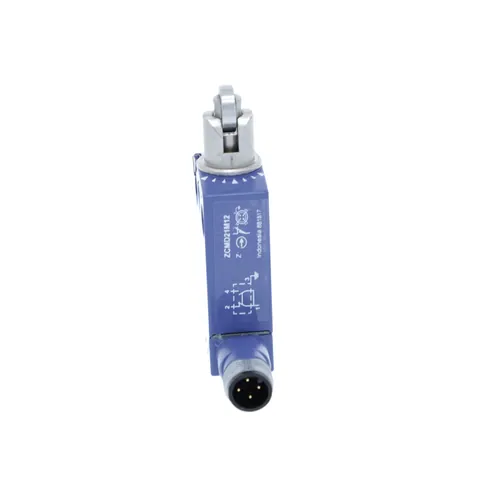 Schneider Electric XCMD2102C12 Limit Switch XC Standard XCMD, Steel Roller Plunger, 1NC + 1NO, Snap Action, M12 — Interruttori e apparecchiature modulari
