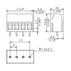 Weidmuller 9994310000 LM 5.08/22/90 3.5SN OR BX — Accessori generali