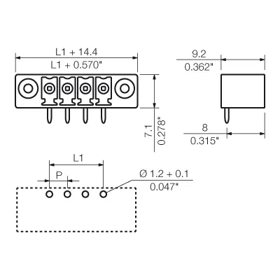 Weidmuller 1038140000 SC 3.81/10/270F 3.2SN OR BX — Accessori generali
