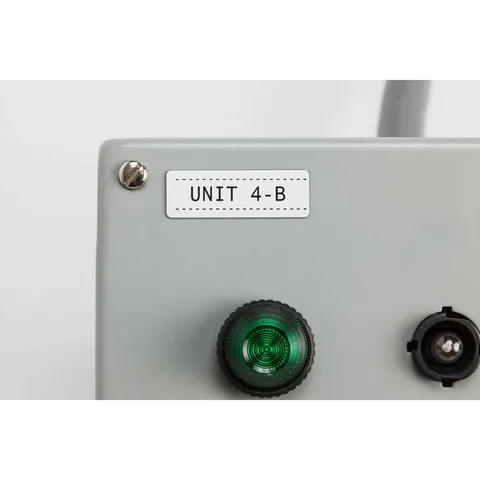 Brady Corporation THTEP-174-593-.5 Foam Backed Raised Panel Labels, 1" H x 4" W, White, Roll of 500 — General Accessories