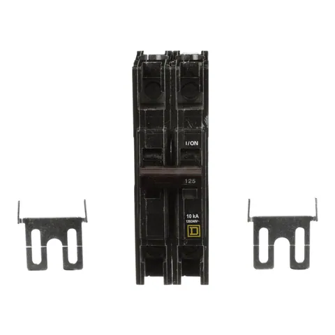 Schneider Electric QOU2125 QOU Miniature Circuit Breaker, 125A, 2 Pole, 120/240 VAC, 10kA — General Accessories