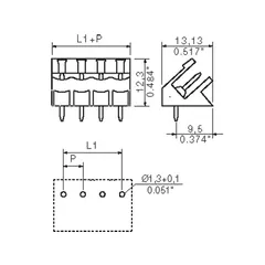Weidmuller 1603270000 PCB Plug-In Connector SL 5.08/23/135 3.2SN OR BX — Accessori generali
