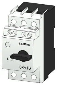 Siemens 3RV1021-1DA15 Circuit breaker size S0 for motor protection CLASS 10 A-release 2.2...... — Circuit Breakers & Fuses