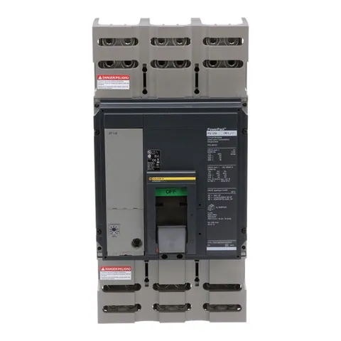 Schneider Electric PGL36120 Circuit breaker, PowerPacT P, 1200A, 3 pole, 600VAC, 18kA, lugs, ET1.0l, 80% — General Accessories