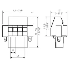 Weidmuller 1640000000 BL 3.50/09/270F SN OR BX — General Accessories