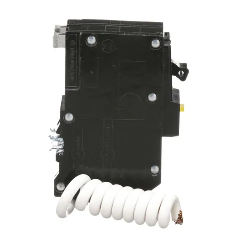 Schneider Electric QO240GFI Mini circuit breaker, QO, 40A, 2 pole, 120/240VAC, 10kA, 6mA grd fault A, pigtail, plug in mount — Akcesoria ogólne