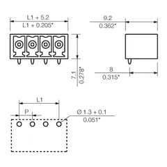 Weidmuller 1036940000 PCB Plug-in Connector SC-SMT 3.81/12/270G 1.5SN BK BX — Accessori generali