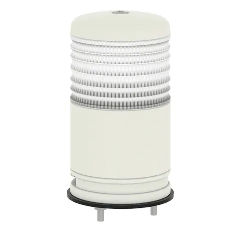 Schneider Electric XVC6B15SK Monolithic pre wired tower light, Harmony XVC, plastic, red, 60mm, base mounting, steady or flashing, buzzer, IP54, 24V AC DC — General Accessories