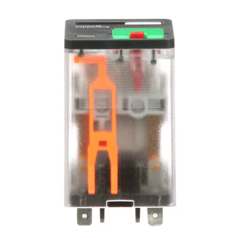 Schneider Electric 788XBXRM4L-120A General purpose relay, SE Relays, 788R, DPDT, 10A, 120 VAC, Quick terminal, clear cover with LED, lock push button — Akcesoria ogólne
