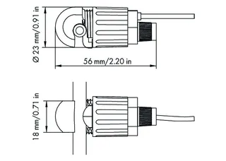 Wago 855-8003 Voltage tap; with fuse; 8-6 AWG; Phase — Reihenklemmen / Klemmleisten