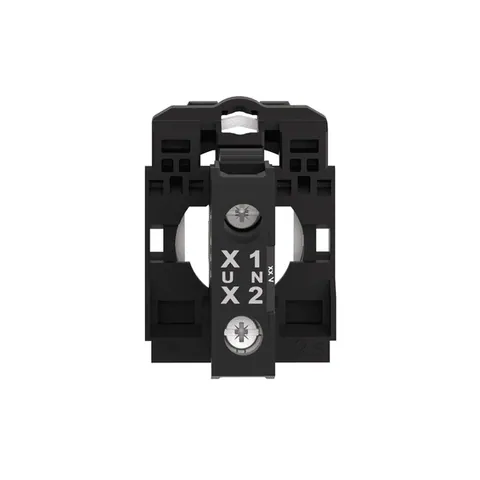 Schneider Electric ZB5AVM1 Complete body light block assembly, Harmony XB5, plastic, universal LED, body fixing collar, 230...240V AC — Switches & Modular Apparatus