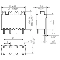 Weidmuller 1825960000 LSF-SMT 5.00/02/180 3.5SN BK TU — General Accessories