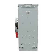 Schneider Electric H321NRB Safety switch, heavy duty, fusible, 30A, 4 wire, 3 poles, 1 neutral, 7.5hp, 240VAC/250VDC, 3R, bolt on hub provision — Akcesoria ogólne