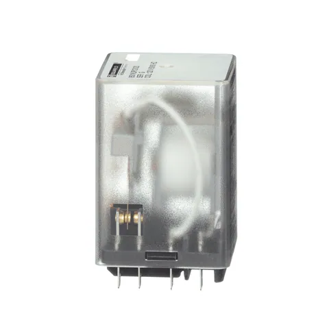 Schneider Electric 8501KUR12V20 Plug in relay, Type KU, blade, 0.5 HP at 240 VAC, 10A resistive at 120 VAC, 8 blade, DPDT, 2 NO, 2 NC, 120 VAC coil — General Accessories