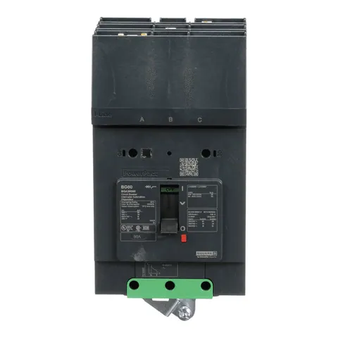 Schneider Electric BGA36060 Circuit breaker, PowerPacT B, 60A, 3 pole, 600Y/347VAC, 18kA, I-Line, thermal magnetic, 80%, ABC — Accesorios generales
