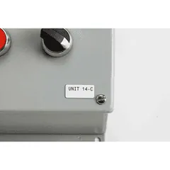 Brady Corporation THTEP-174-593-.5 Foam Backed Raised Panel Labels, 1" H x 4" W, White, Roll of 500 — General Accessories