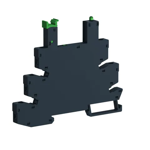 Schneider Electric SSLZVA1 socket equipped with LED and protection circuit, Harmony Solid State Relays, for SSL relays, screw connec to rs, 5 to 24V DC — General Accessories