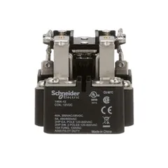 Schneider Electric 199X-12 Power relay, SE Relays, DPDT, 40A, 12 VDC, open type, heavy duty — Contattori e relè
