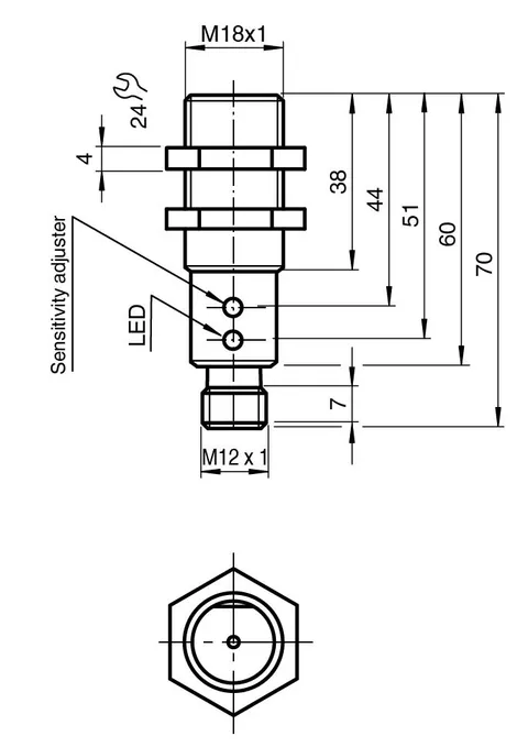 Pepperl+Fuchs 087993 Diffuse mode sensor
