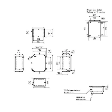 Weidmuller 1195950000 Terminal Box - Fixing Screw KTB FS 352620 S4E0 — Accessori generali
