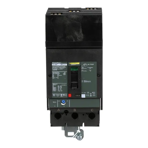 Schneider Electric JJA36150 PowerPacT J-Frame Circuit Breaker, 150A, 3 Pole, 600VAC, 25kA, I-Line, Thermal Magnetic, 80%, ABC — Accessori generali