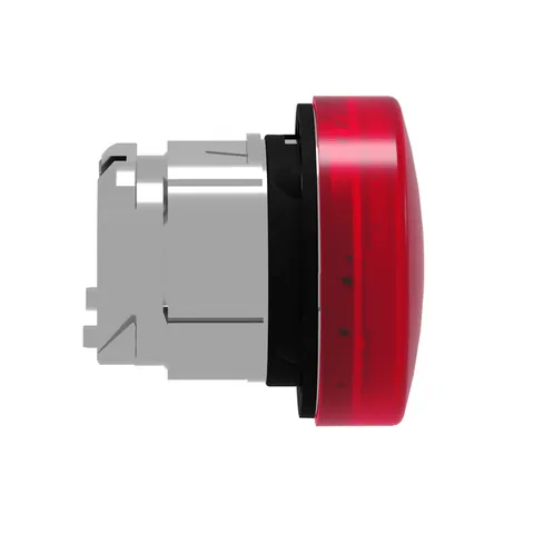 Schneider Electric ZB4BV043 Red, Universal LED Pilot Light Head with Metal Bezel — Switches & Modular Apparatus