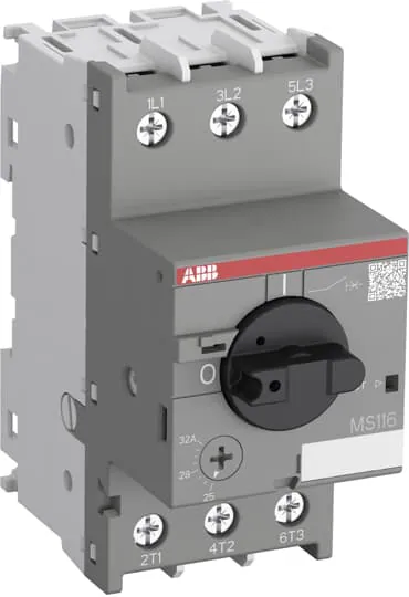 ABB 1SAM250000R1013 MS116-20 Manual Motor Starter 16 ... 20 A — Electric Motors