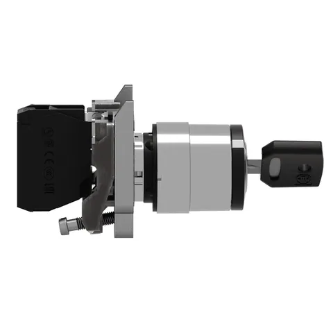 Schneider Electric XB4BG41 Key Selector Switch, 22mm, 2 Positions, Key 455, 1 NO — Switches & Modular Apparatus