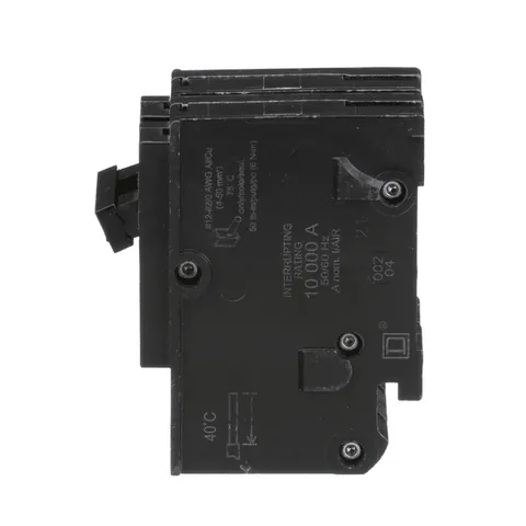 Schneider Electric HOM2125 Mini Circuit Breaker, 125A, 2 Pole, 120/240VAC, 10kA AIR, Standard Type, Plug In, UL — Circuit Breakers & Fuses