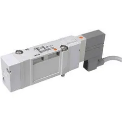 SMC SV2400-5W2U SV1000-4000, Single Valve, Subplate Type, IP67 Protection, SV2400-5W2U — Solenoid & Servo Valves