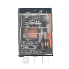 Schneider Electric 782XBXCL-24D Power relay, SE Relays, 15A, DPDT, 24 VDC, clear cover with LED indicator — Akcesoria ogólne