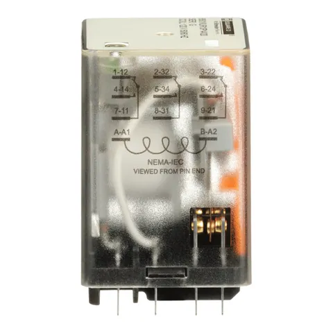 Schneider Electric 8501KUR13P14V20 Relay, Harmony 8501K, 3PDT, 11 blades, LED, coil, 10A resistive at 120V AC, 120V AC, 0.5 HP at 240V AC, 3NO + 3NC — General Accessories