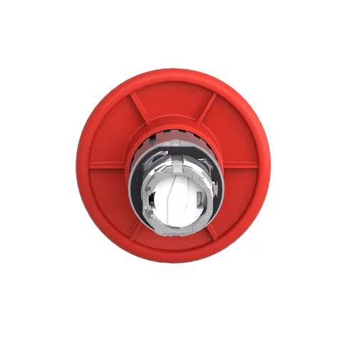 Schneider Electric ZB4BS964 Emergency stop head, Harmony XB4, switching off, metal, red mushroom 60mm, 22mm, trigger latching key release — Allgemeines Zubehör