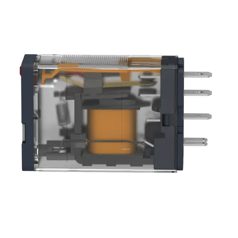 Schneider Electric RPM12F7 plug-in relay, Harmony electromechanical relays, 15A, 1CO, with LED, lockable test button, 120V AC — Accesorios generales