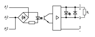 Wago 286-725 Optocoupler module; gray — Contactors & Relays