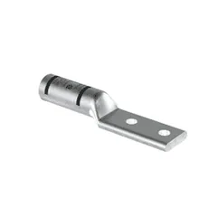 Panduit LAB600-12-2 Compression Lug, 600, Tin Plated Aluminum, Straight, Two 1/2" Studs, Pack of 2 — General Accessories